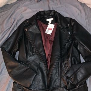 H&M Faux Leather Jacket